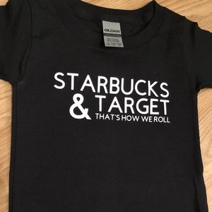 Starbucks and target tee